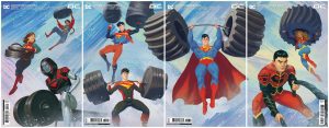 Action Comics Vol 2 #1054 Variant David Talaski Card Stock Connecting Covers Set