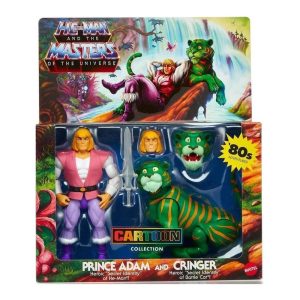 Masters of the Universe Origins Cartoon Collection: Prince Adam & Cringer Action Figure