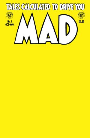 MAD Magazine #1 Facsimile Edition Cover B Variant Blank Cover