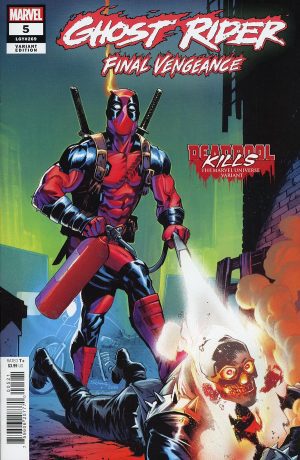 Ghost Rider Final Vengeance #5 Cover B Variant Jonas Scharf Deadpool Kills The Marvel Universe Cover
