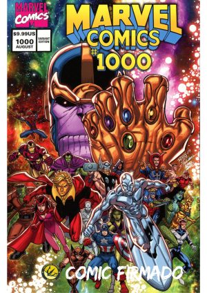 Marvel Comics #1000 Cover G Variant Ron Lim 1990s Cover Signed by Ron Lim