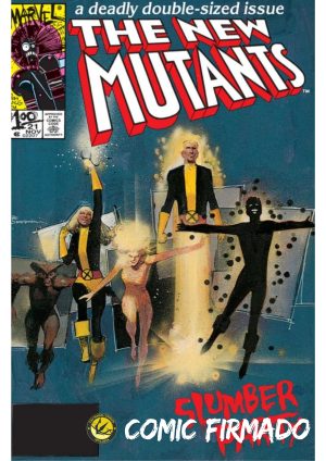 The New Mutants #21 Cover A Regular Bill Sienkiewicz Cover Signed by Bill Sienkiewicz