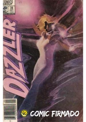 Dazzler #28 Cover A Regular Bill Sienkiewicz Cover Signed by Bill Sienkiewicz