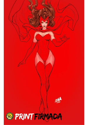 SDCC 2024 Scarlet Witch Print Signed by David Nakayama