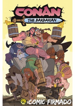 Conan The Barbarian Vol 5 #11 Cover C Variant Sean Galloway Cover Signed by Sean Galloway