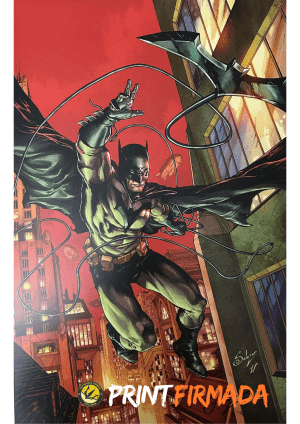 SDCC 2024 Batman Print Signed by Edgar Salazar