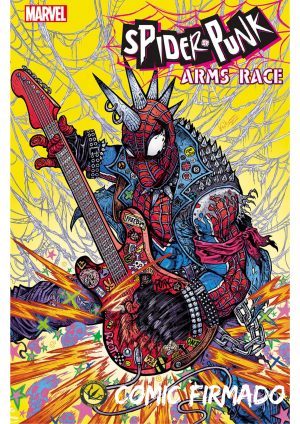 Spider-Punk Arms Race #1 Cover F Incentive Maria Wolf Variant Cover Signed by Maria Wolf