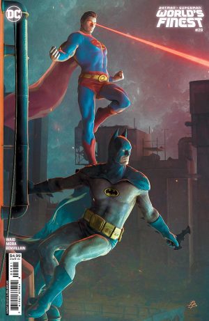 Batman/Superman Worlds Finest #29 Cover B Variant Bjorn Barends Card Stock Cover