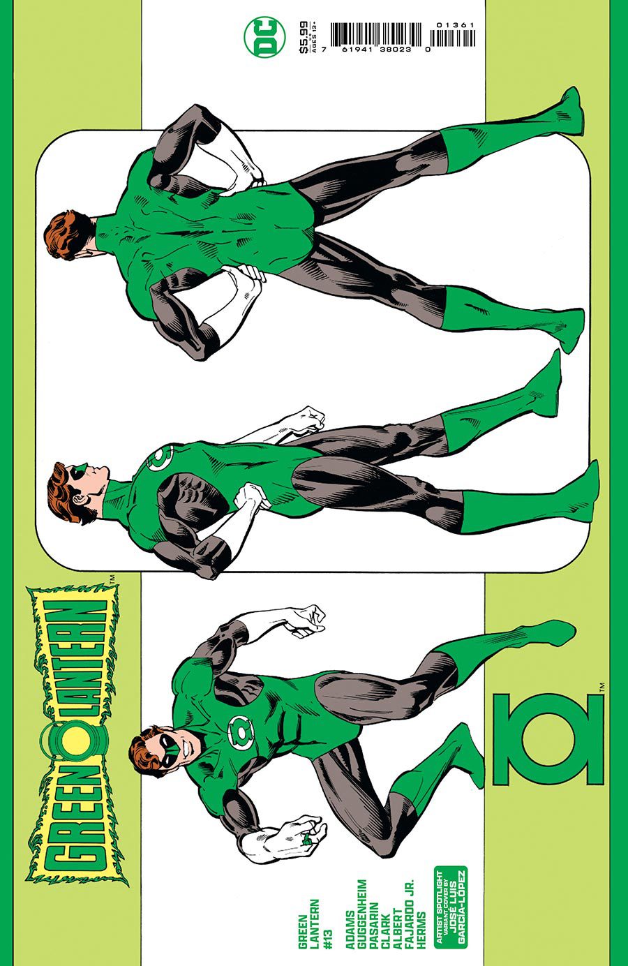 Green Lantern Vol 8 #13 Cover D Variant José Luis García-López Artist Spotlight Card Stock Cover