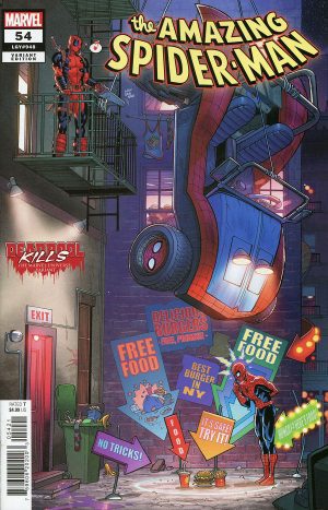 Amazing Spider-Man Vol 6 #54 Cover C Variant Javier Garrón Deadpool Kills The Marvel Universe Cover