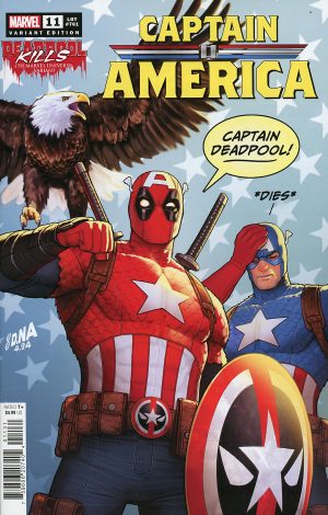 Captain America Vol 10 #11 Cover C Variant David Nakayama Deadpool Kills The Marvel Universe Cover