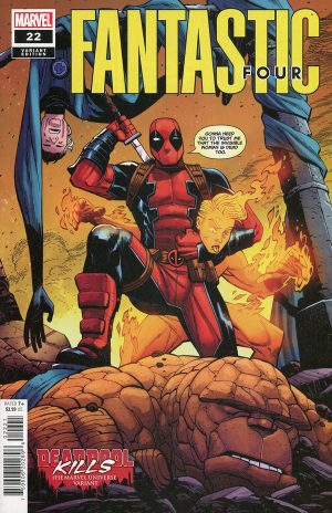 Fantastic Four Vol 7 #22 Cover C Variant Ethan Young Deadpool Kills The Marvel Universe Cover