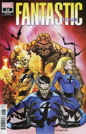 Fantastic Four Vol 7 #22 Cover D Variant Sergio Dávila Cover