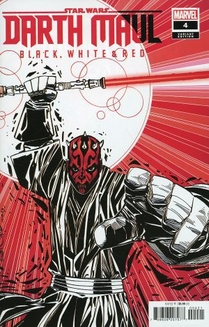 Star Wars Darth Maul Black White & Red #4 Cover B Variant Walter Simonson Cover