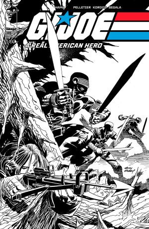 GI Joe A Real American Hero #309 Cover B Variant Andy Kubert Black & White Cover