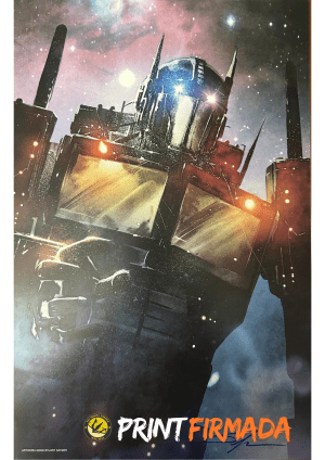 SDCC 2024 Transformers Optimus Prime Print Signed by Stuart Sayger