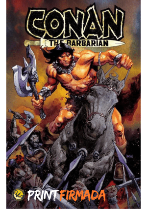 SDCC 2024 Conan the Barbarian Print Signed by Dan Panosian