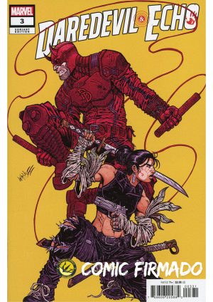 Daredevil And Echo #3 Cover C Variant Maria Wolf Cover Signed by Maria Wolf