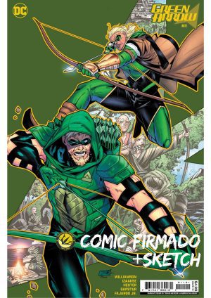 Green Arrow Vol 8 #11 Cover B Variant Travis Mercer Card Stock Cover Signed by Travis Mercer