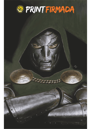 SDCC 2024 Doctor Doom Print Signed by Adi Granov