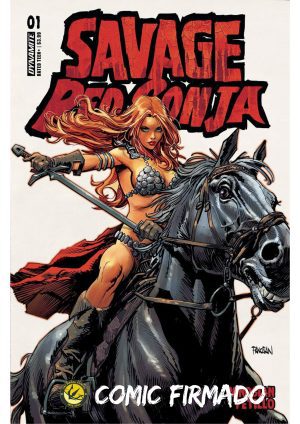 Savage Red Sonja #1 Cover A Regular Dan Panosian Cover Signed by Dan Panosian