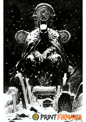 SDCC 2024 Batman Dark Knight Print Signed by Richard Friend