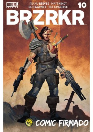 BRZRKR (Berzerker) #10 Cover E Incentive Ariel Olivetti Variant Cover Signed by Ariel Olivetti