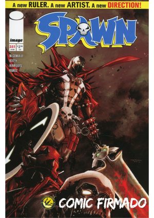 Spawn #351 Cover A Regular Von Randal Cover Signed by Von Randal