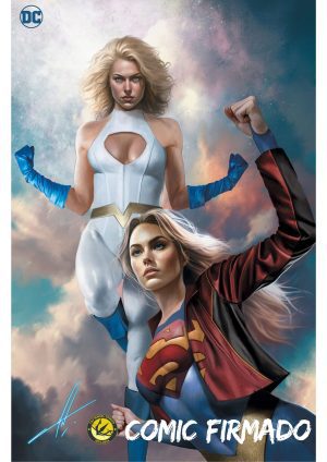 Power Girl Vol 3 #6 Cover D Variant Carla Cohen Foil Cover Signed by Carla Cohen