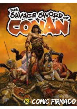 Savage Sword Of Conan Vol 2 #1 Cover E SDCC Exclusive Joe Jusko Foil Variant Cover Signed by Joe Jusko & Jim Zub