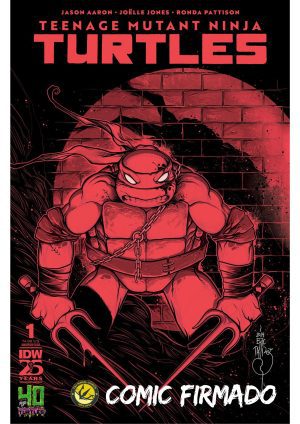 Teenage Mutant Ninja Turtles Vol 6 #1 Cover I Variant Eric Talbot TMNT 40th Anniversary Cover Signed by Jason Aaron