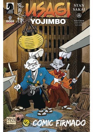 Usagi Yojimbo The Crow #2 SDCC 2024 40th Anniversary Exclusive Cover Signed by Stan Sakai