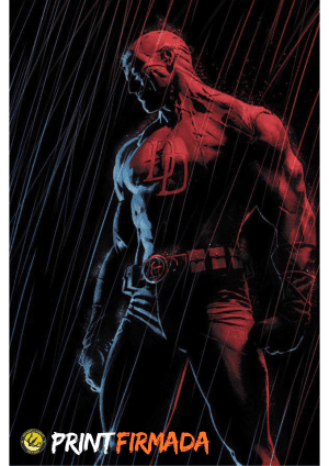 SDCC 2024 Daredevil Print Signed by Richard Friend