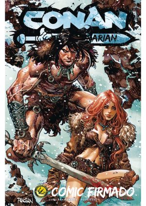 Conan The Barbarian Vol 5 #13 Cover I SDCC Exclusive Dan Panosian Foil Variant Cover Signed by Jim Zub