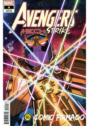 Avengers Mech Strike #4 Cover B Variant Ron Lim Cover Signed by Ron Lim