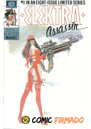 Elektra Assassin #1 Cover A Regular Bill Sienkiewicz Cover Signed by Bill Sienkiewicz