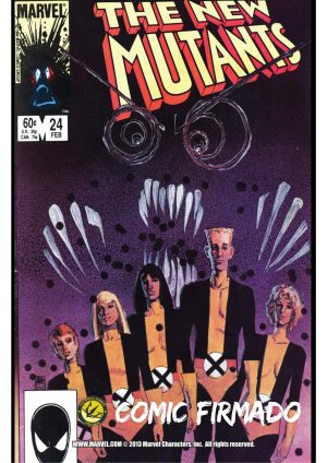 The New Mutants #24 Cover A Regular Bill Sienkiewicz Cover Signed by Bill Sienkiewicz