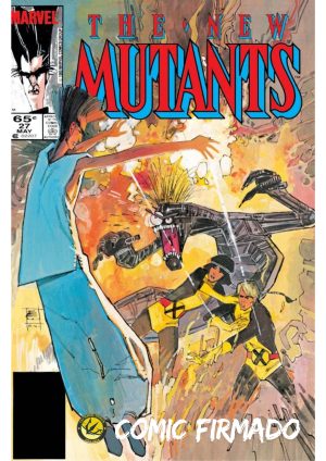 The New Mutants #27 Cover A Regular Bill Sienkiewicz Cover Signed by Bill Sienkiewicz