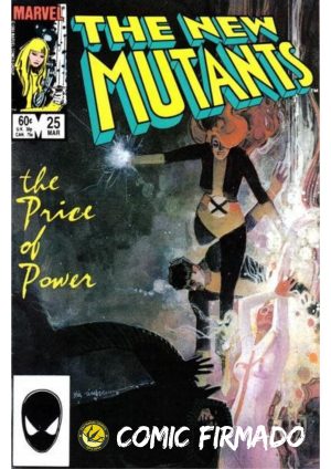 The New Mutants #25 Cover A Regular Bill Sienkiewicz Cover Signed by Bill Sienkiewicz