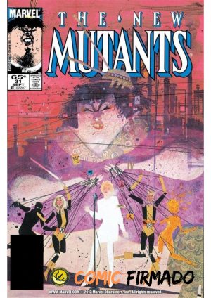 The New Mutants #31 Cover A Regular Bill Sienkiewicz Cover Signed by Bill Sienkiewicz