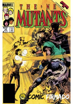 The New Mutants #30 Cover A Regular Bill Sienkiewicz Cover Signed by Bill Sienkiewicz