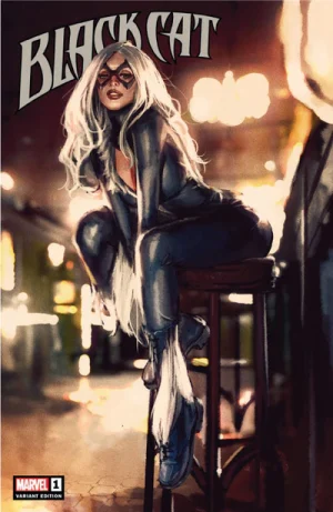 Black Cat #1 Unknown Comics Gerald Parel Exclusive Variant Cover