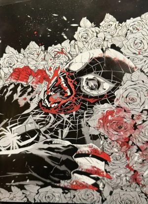 Miles Morales Spider-Man Vol 2 #22 Cover L SDCC 2024 Previews Exclusive Federico Vicentini Black & White Cover