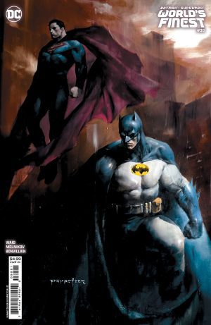 Batman/Superman Worlds Finest #30 Cover B Variant Puppeteer Lee Card Stock Cover