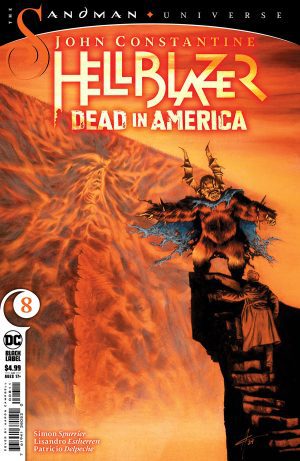 John Constantine Hellblazer Dead In America #8 Cover A Regular Aaron Campbell Cover