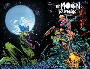 The Moon Is Following Us #1 Cover B Variant Daniel Warren Johnson & Mike Spicer Wraparound Cover