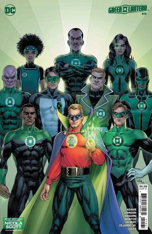 Green Lantern Vol 8 #15 Cover D Variant Nicola Scott Artist Spotlight Card Stock Cover