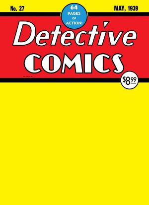 Batman Day 2024 Detective Comics #27 Facsimile Edition Cover B Variant Blank Cover