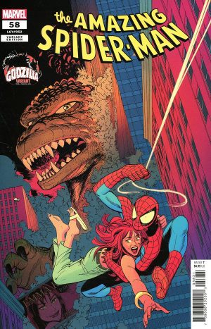 Amazing Spider-Man Vol 6 #58 Cover B Variant Leonardo Romero Godzilla Cover