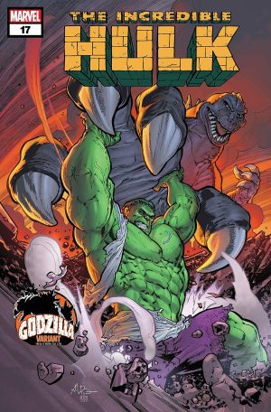 The Incredible Hulk Vol 5 #17 Cover B Variant Andrei Bressan Godzilla Cover